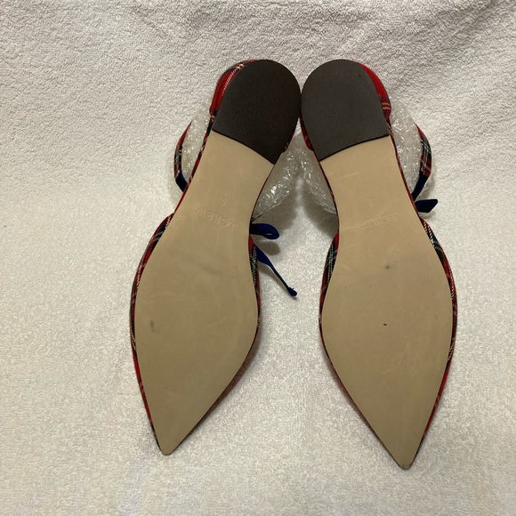 J. Crew D’orsay flats with velvet ankle tie in tartan - Picture 8 of 15